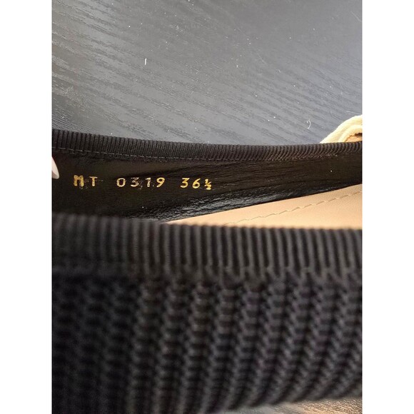 CHRISTIAN DIOR black ballet flats women's size 36.5 - Picture 7 of 9